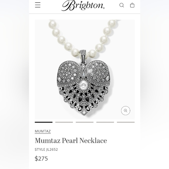 ◇Brighton Mumtaz Pearl Necklace◇ - Picture 10 of 13